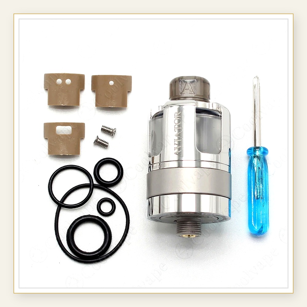 Vaping Air - Wolfcoolvape Aviator 22mm RTAアトマイザー 3.5ml -