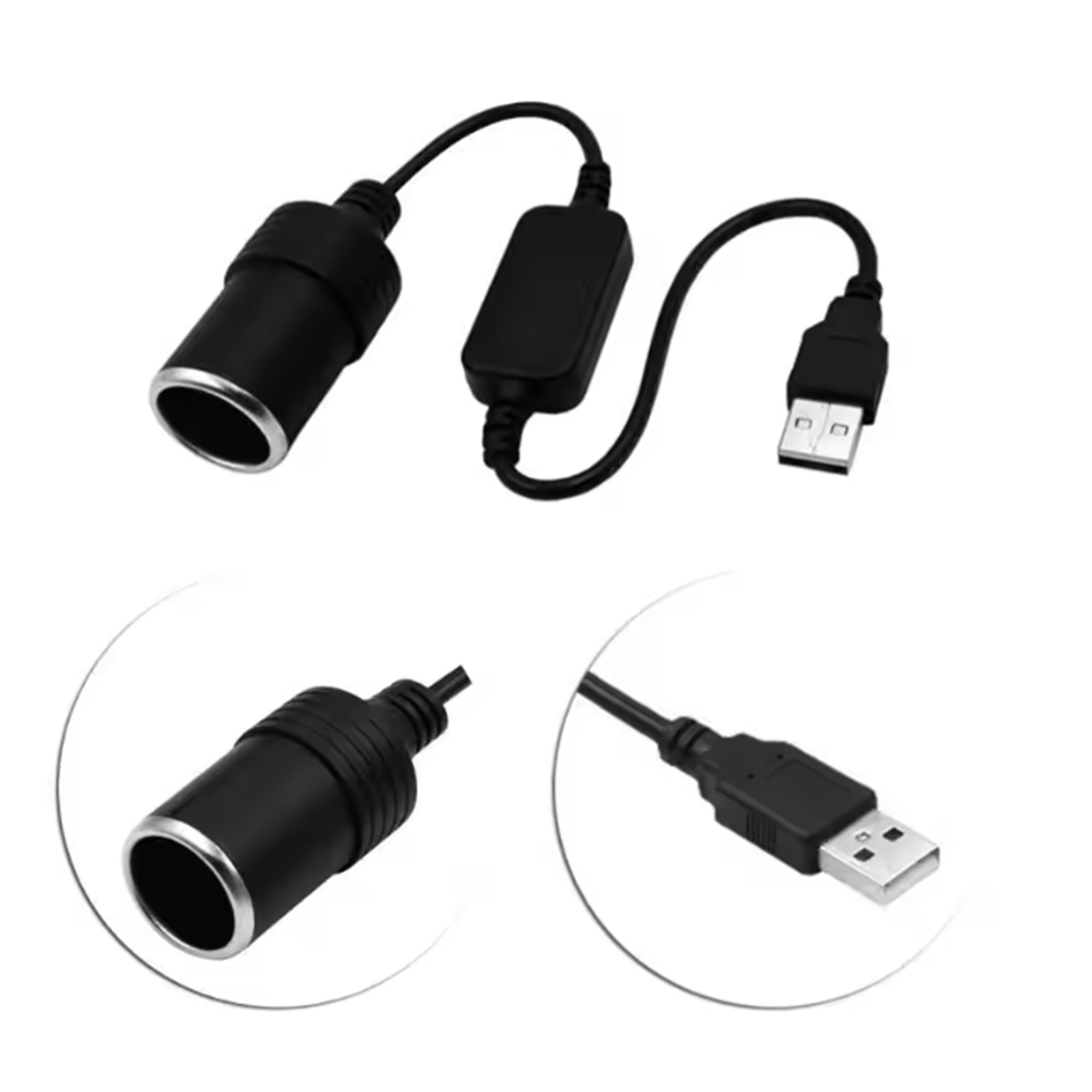 1pc 5V 2A USB から 12V シガーライターソケ - Accessories For Vaping のレビューと価格