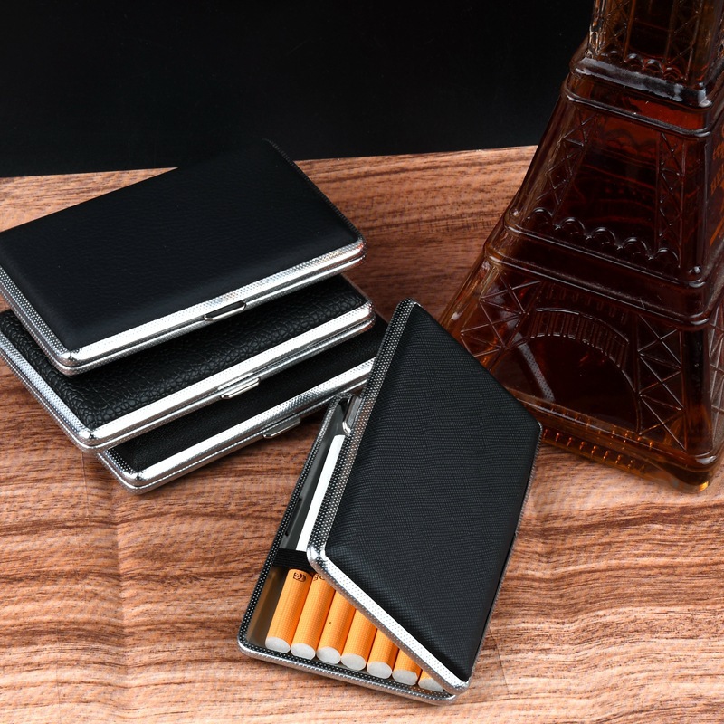 新型5.5スリムメタルレザータバコケース20本収納携帯用パー - Smoking & Vaping Accessories のレビューと価格